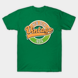 New Delhi vintage style logo T-Shirt